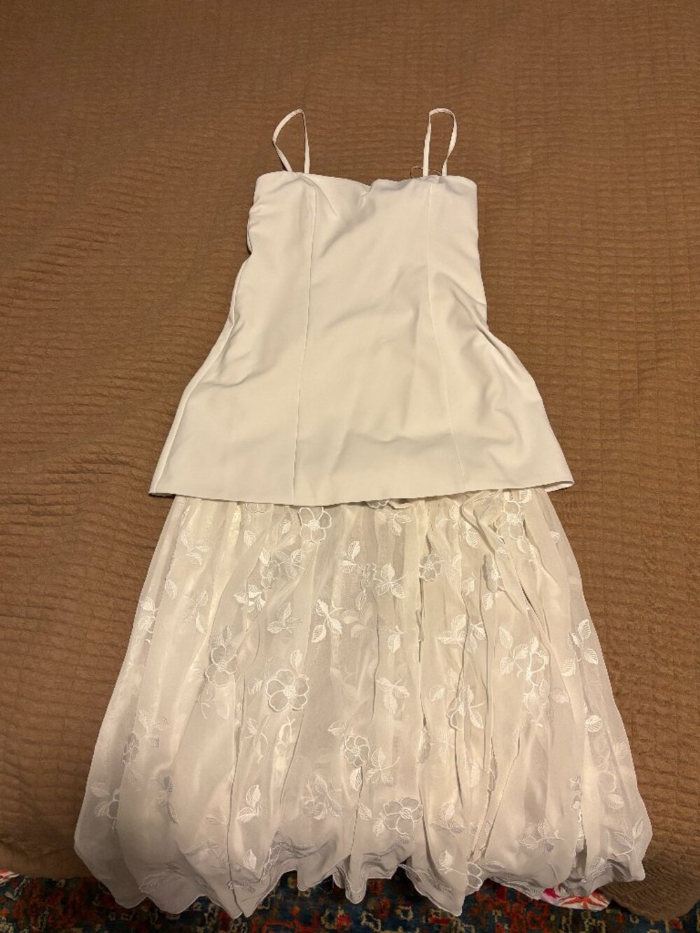 NWT Abercrombie White Dress XS Petite - Picture 2 of 4